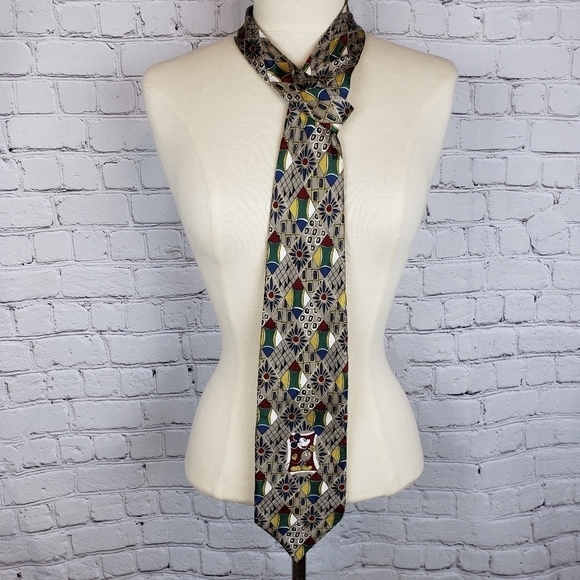Mickey & Co Disney Silk Tie by Atlas Design - Picture 1 of 6